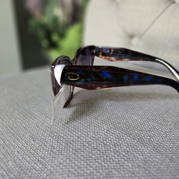 NWT Oscar de la Renta Tortoise Shell Sunglasses - Picture 4 of 4